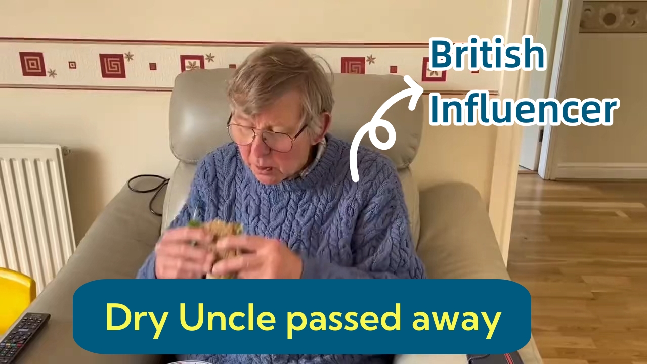 "Dry Uncle" ate his "Dry Lunch".