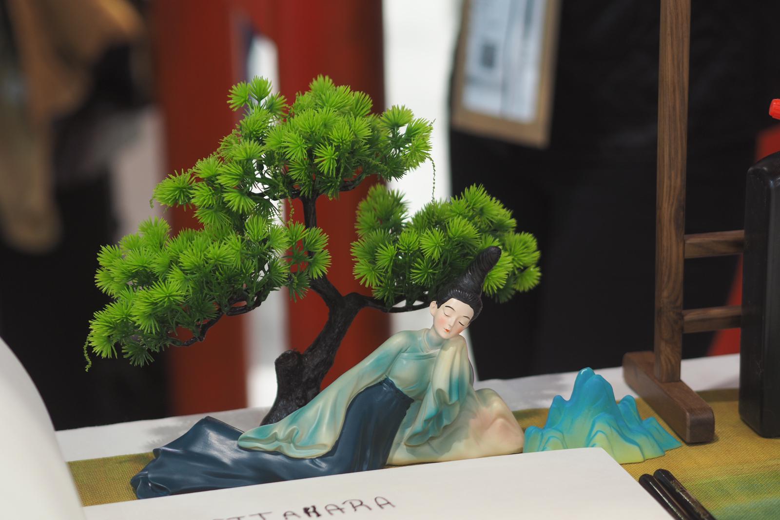 A tree at the World Travel Market China Pavilion. 