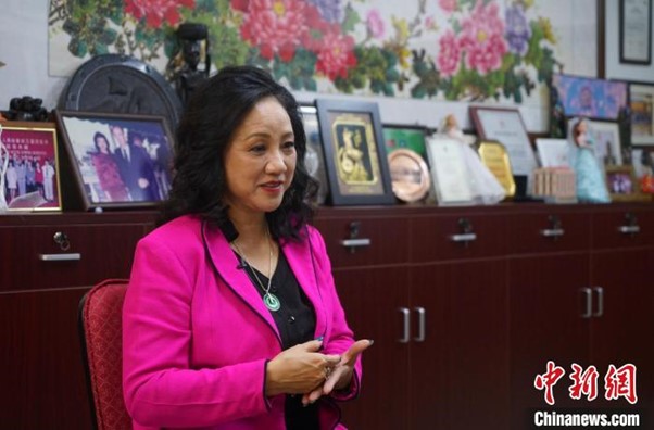 In December 2024, Shan Taosi was interviewed by East Meets West. Credit: Zheng Jiawei.