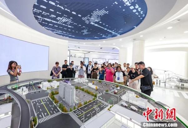 Vehicle, road and cloud integration at the Innovation of Beijing High-level Autonomous Driving Demonstration Zone.