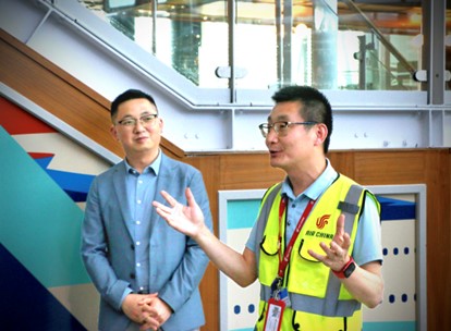 Xia Baohui, General Manager of Air China's London Sales Department