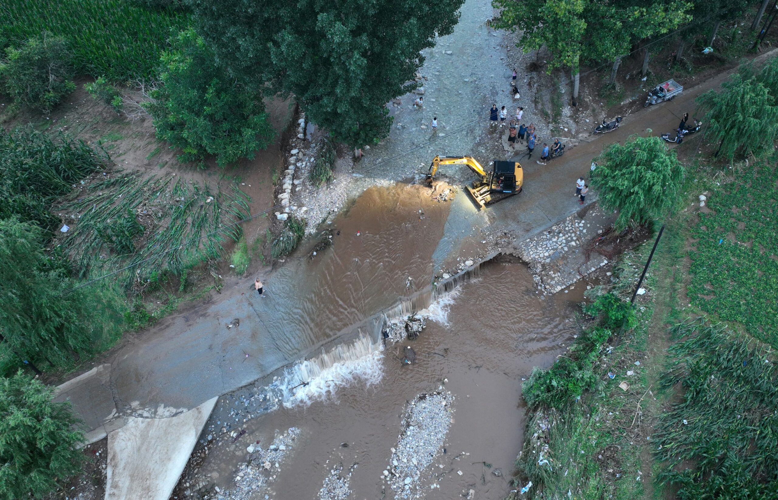 Flood risk in China after heavy rain