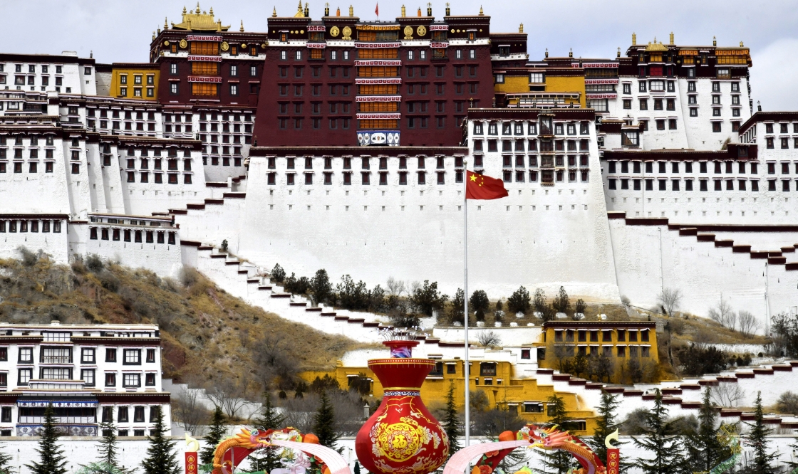 Potala Palace in Xizang