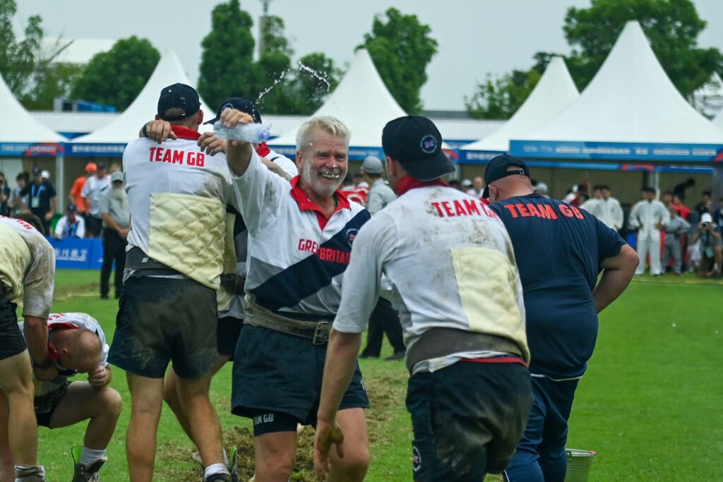Britain tug of war team Chengdu 2025