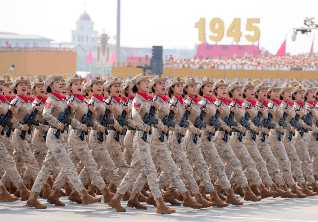 China V day parade