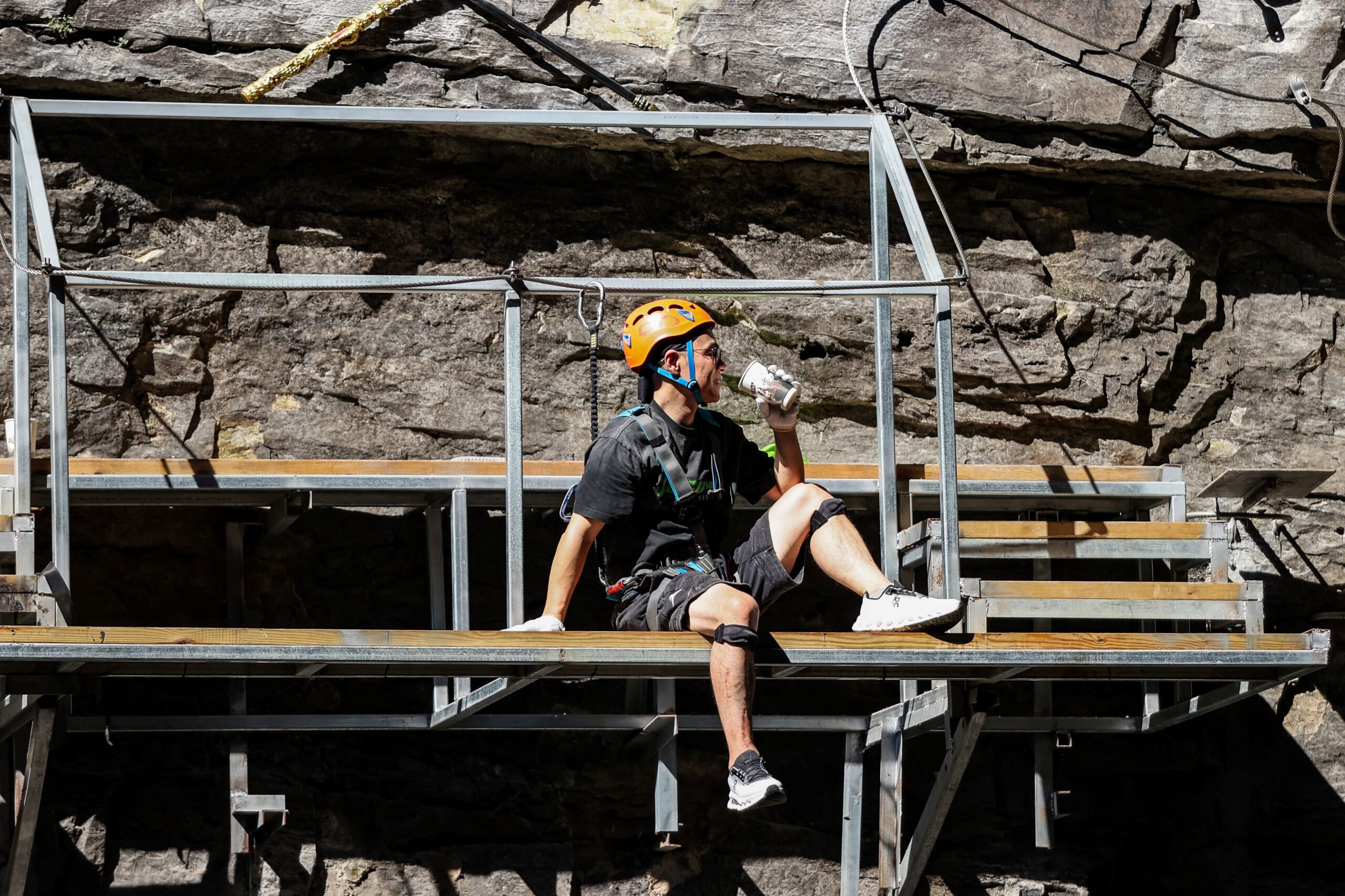 coffee in China’s deepest cave