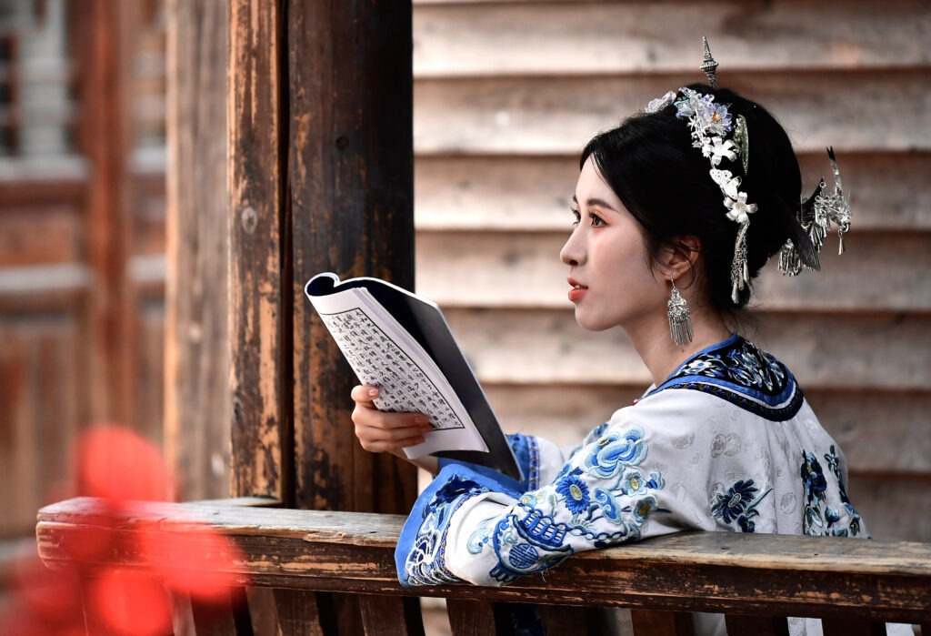 Woman in hanfu