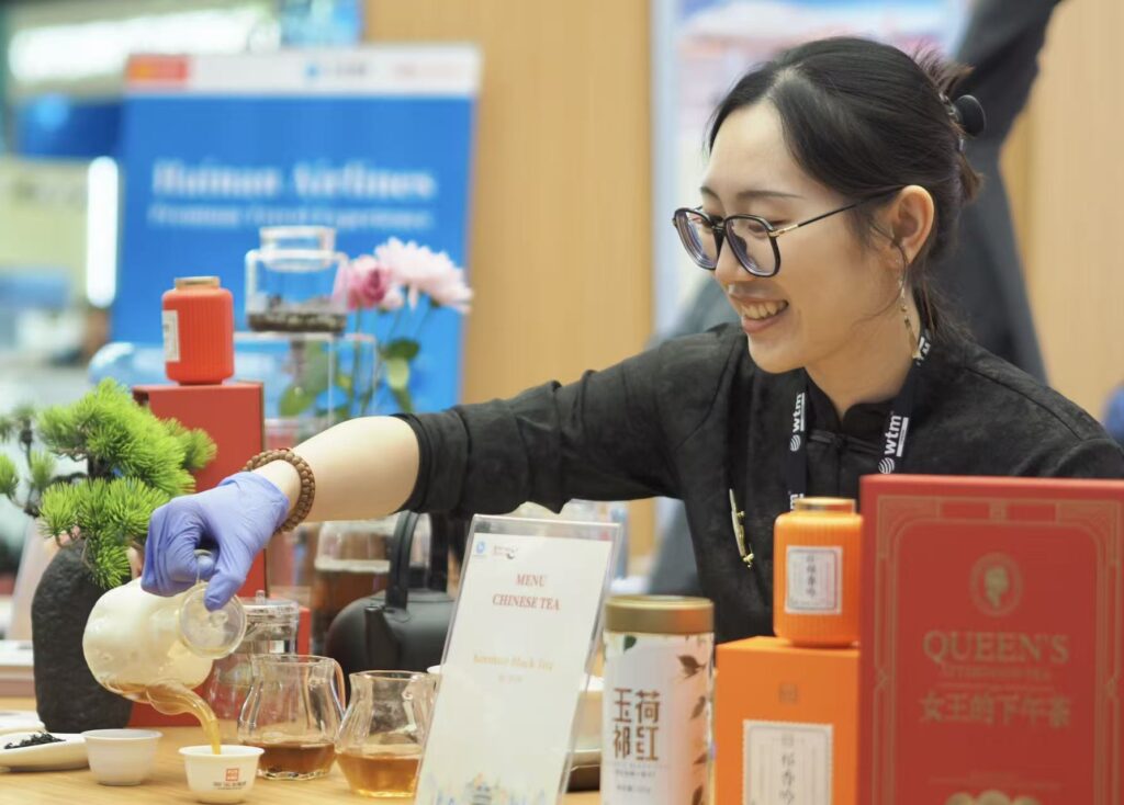 China World Travel Market Tea Tasting