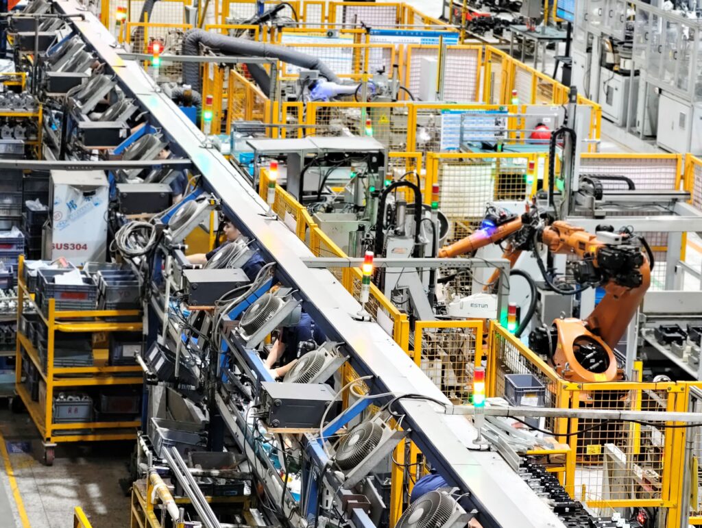 a Smart Factory in Nanjing, Jiangsu