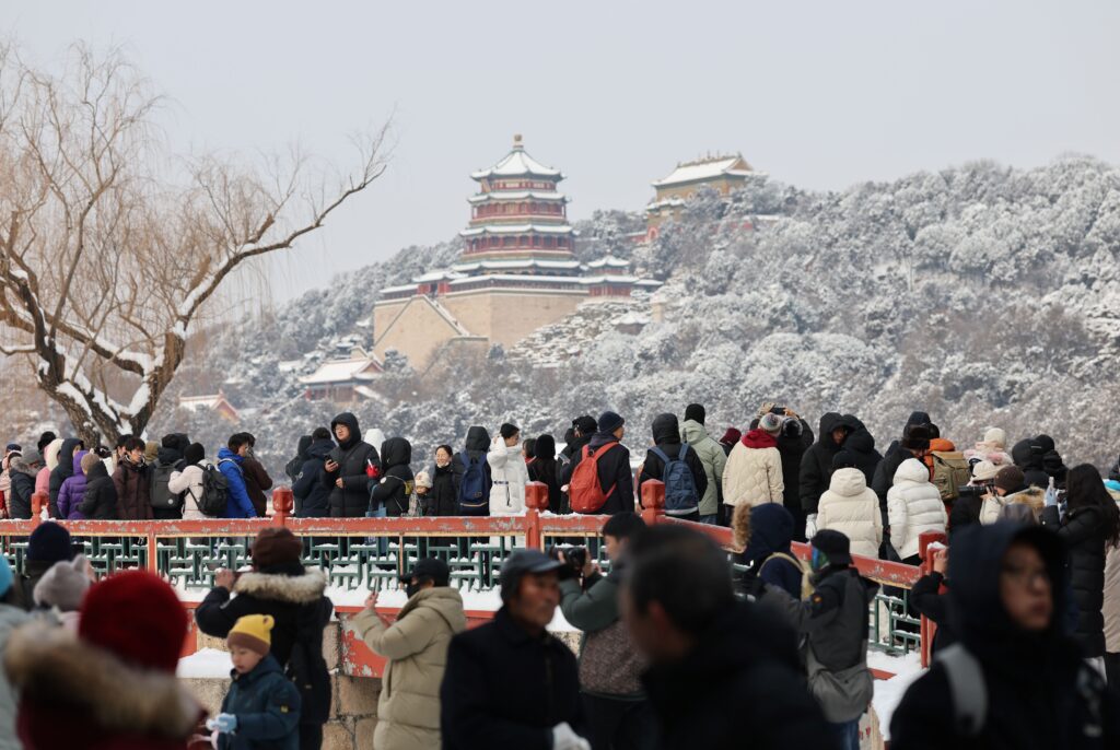 snow-draped Summer Palace