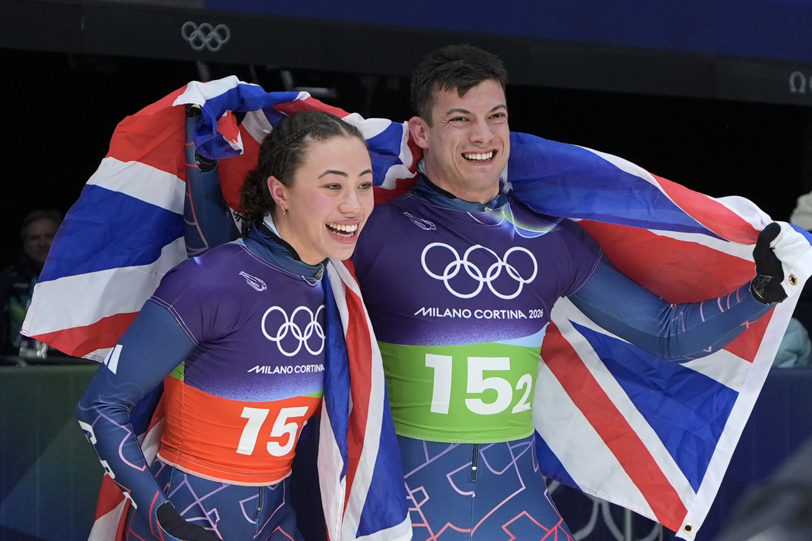 Britain mixed team skeleton gold