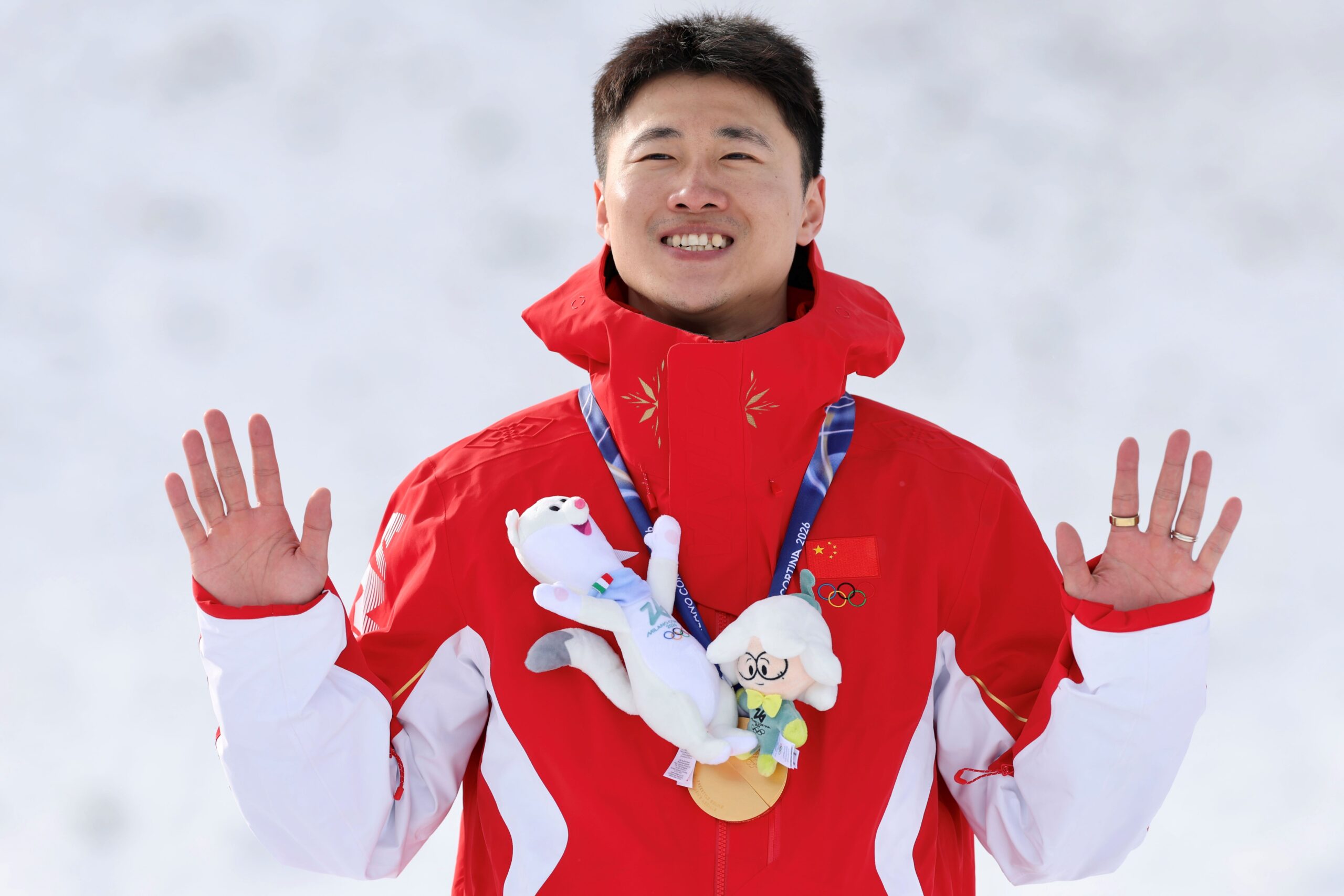 Wang Xindi aerials gold Milano 2026