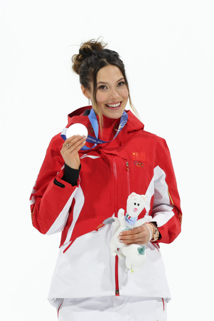 Eileen Gu at the 2026 Winter Olympics