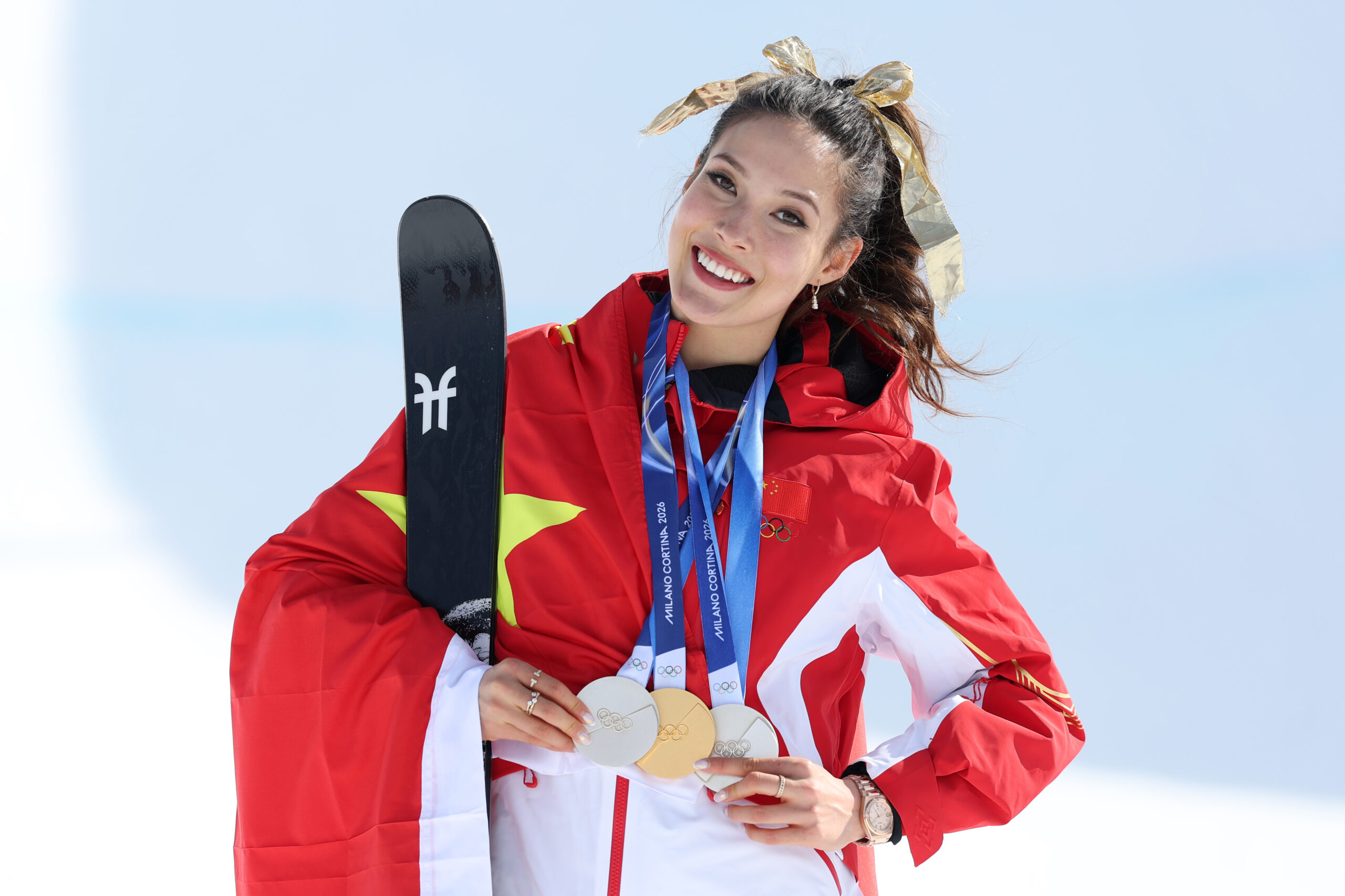 Eileen Gu halfpipe gold Milano 2026