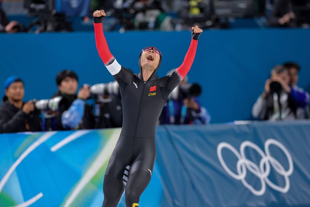 Ning Zhongyan new Olympic record Milano Cortina 2026 Winter Olympics